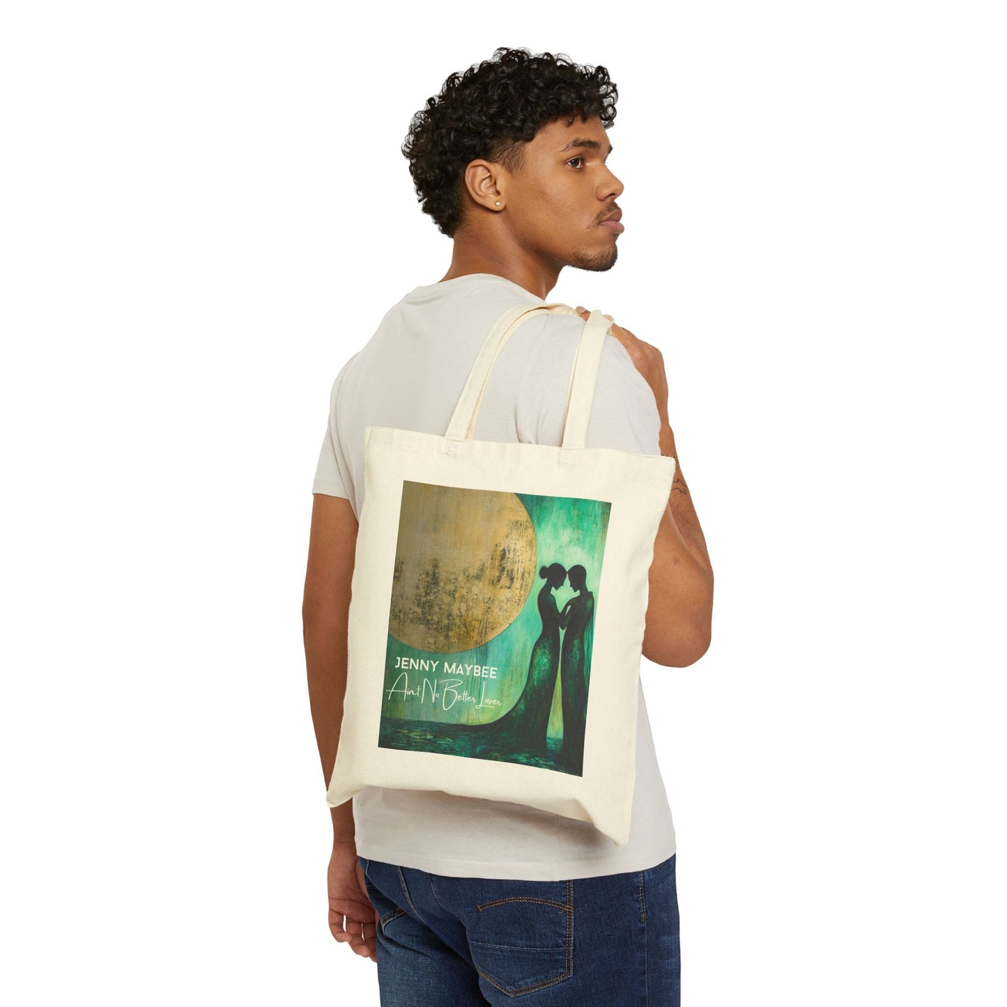 Ain't No Better Lover: Moonlit Lovers Cotton Tote (Multiple Colors)