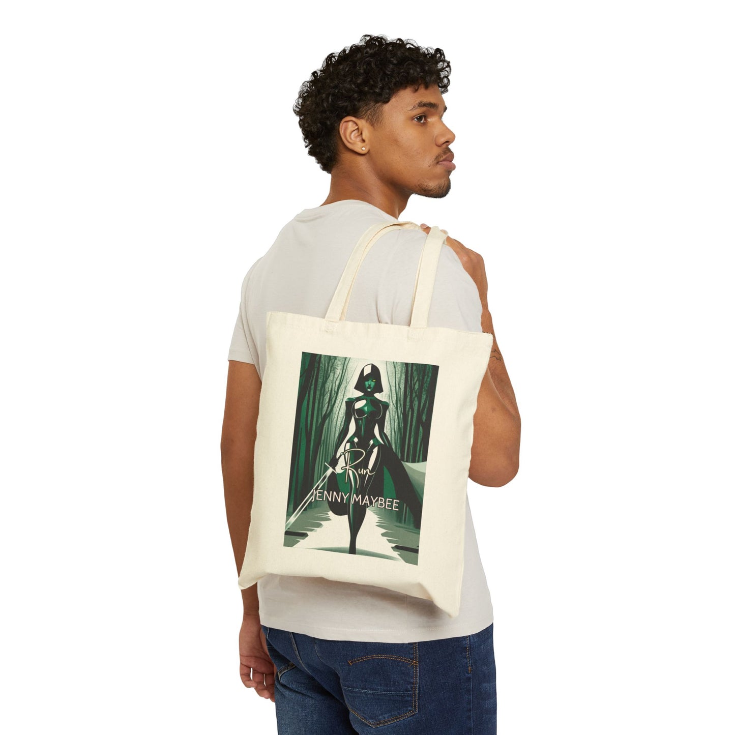 RUN: Elegance Meets Power Cotton Tote (Multiple Colors)