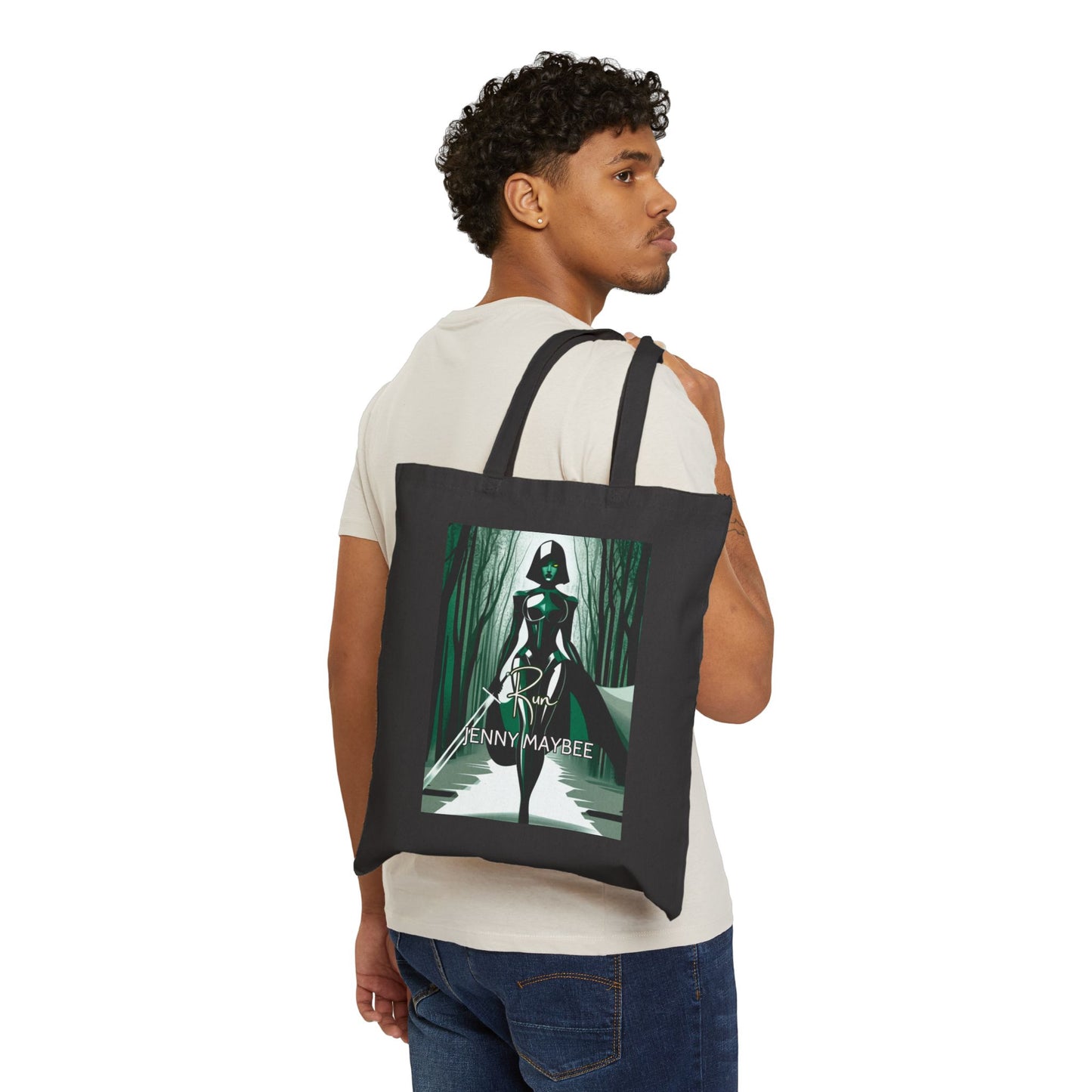 RUN: Elegance Meets Power Cotton Tote (Multiple Colors)