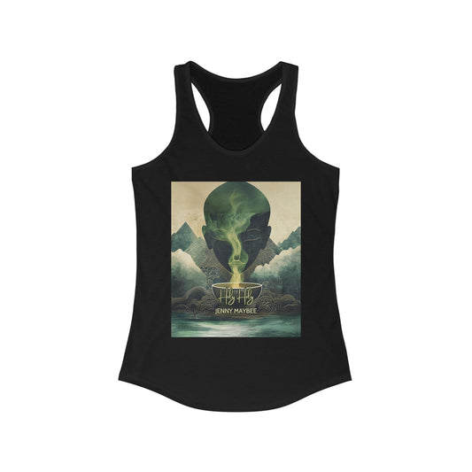 Holy Holy: Geometric Racerback Tank (Black)