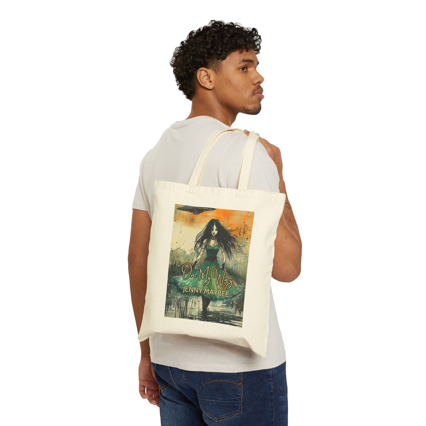 On My Way: Fearless Warrior Cotton Tote (Multiple Colors)