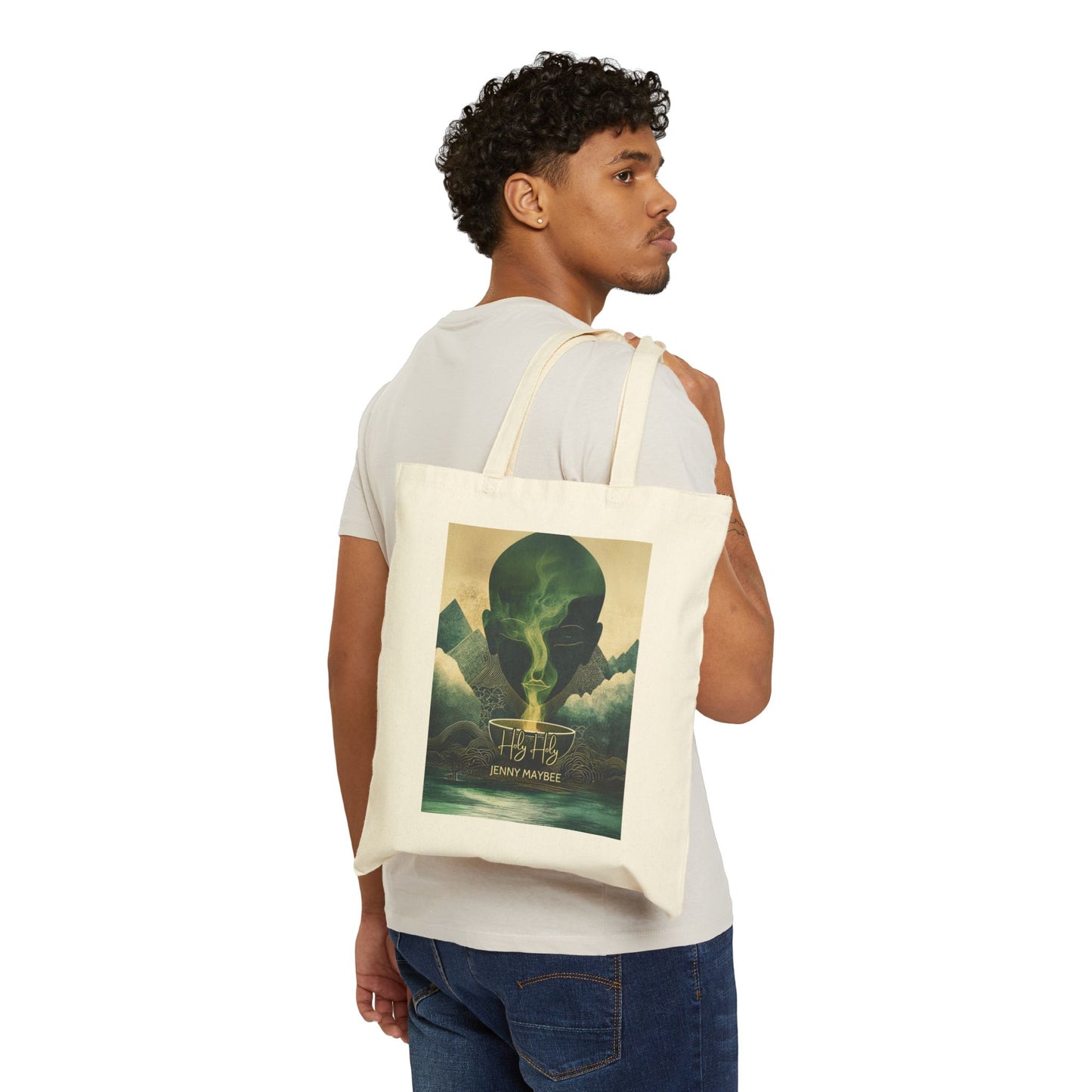 Holy Holy: Geometric Cotton Tote (Multiple Colors)