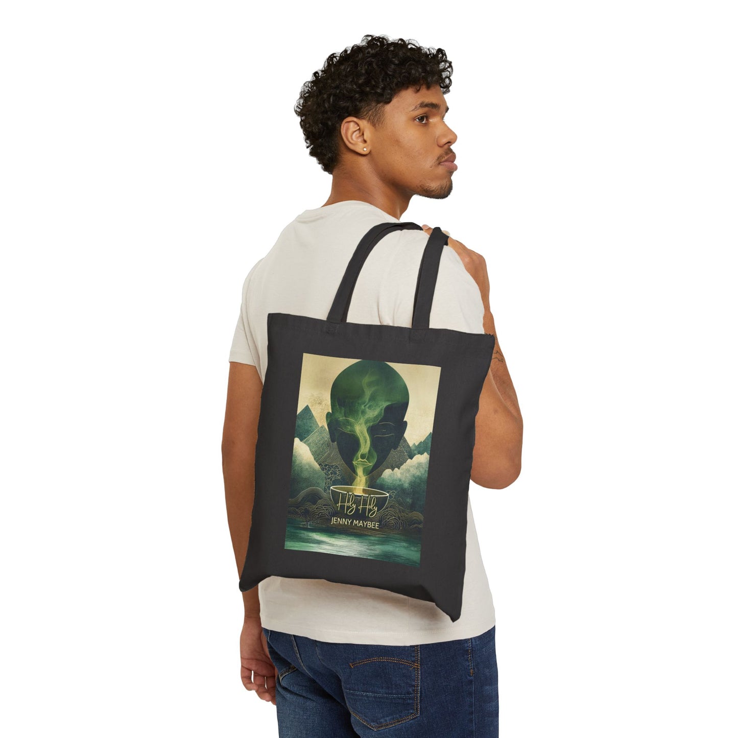 Holy Holy: Geometric Cotton Tote (Multiple Colors)