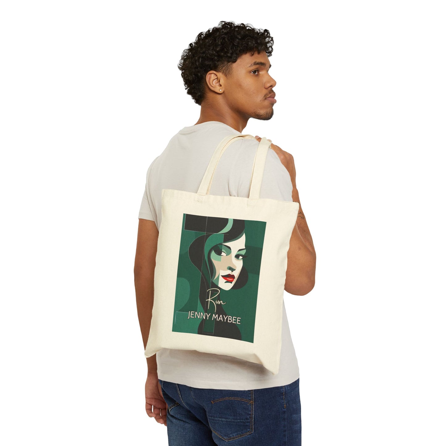 Mystique in Motion - RUN Cotton Tote (Multiple Colors)