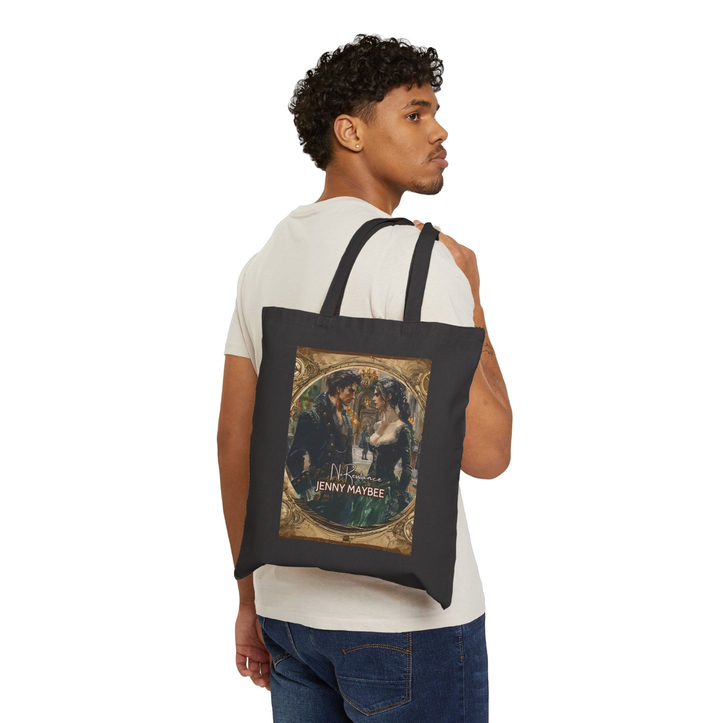 "No Resistance" Wild Queen & Steampunk Pirate Steampunk-Framed Cotton Tote (Multiple Colors)