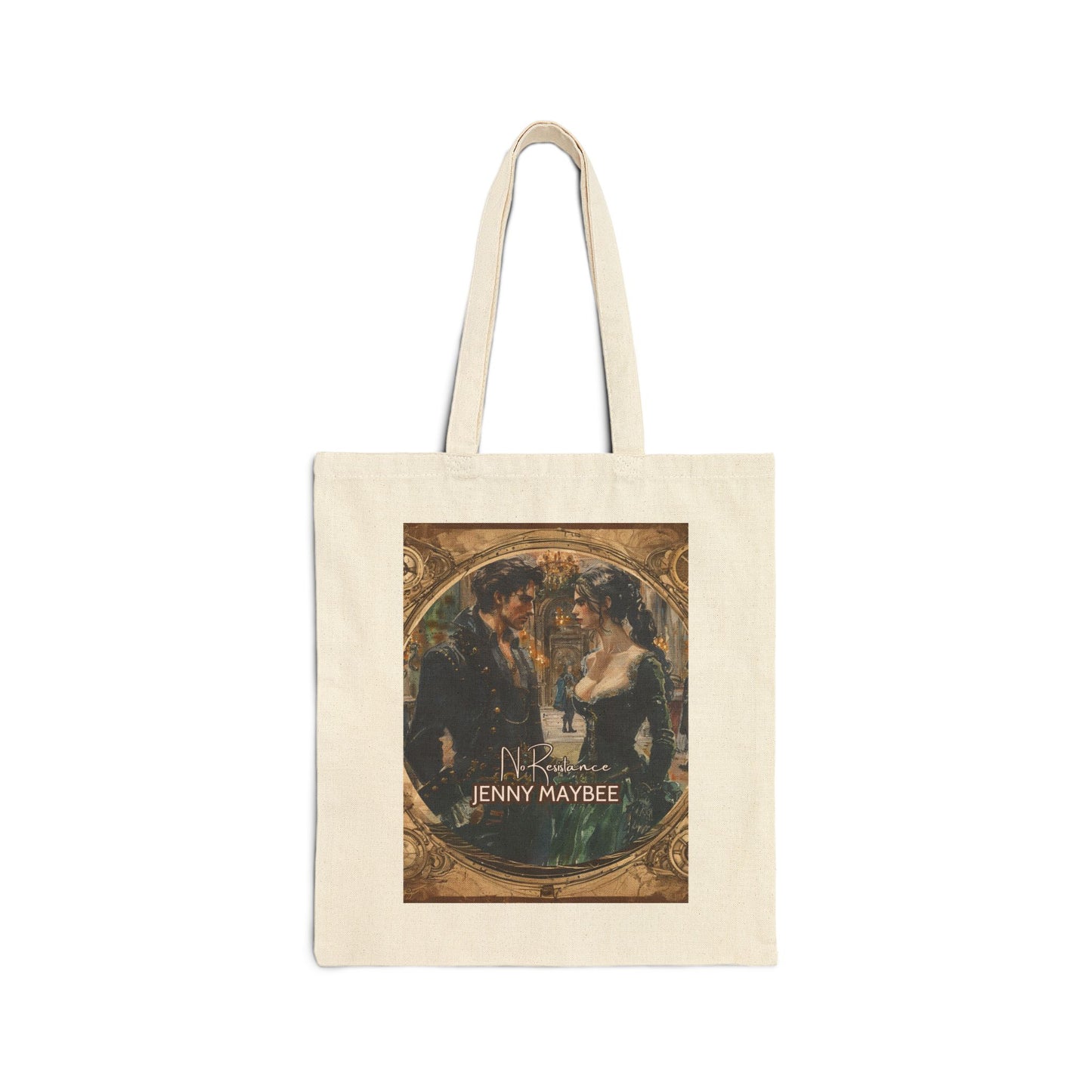 "No Resistance" Wild Queen & Steampunk Pirate Steampunk-Framed Cotton Tote (Multiple Colors)