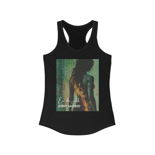 Eat the Ash : Fiery Bloom Racerback Tank (Black)